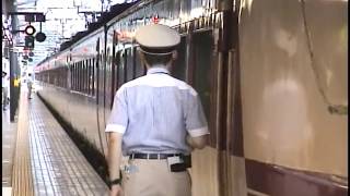 【車内放送】特急雷鳥41号（485系　旧式「鉄道唱歌」　車掌＆運転士あいさつ　大阪駅発車前）