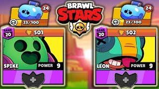 DESCHID BRAWL BOX-URI PENTRU STAR POWER LA SPIKE SI LEON! Brawl Stars Romania