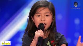 9 Y.O Little Girl Shocks The Entire Stage with 'My Heart Will Go On' - Week 4 - America's Got Talent