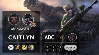 Caitlyn ADC vs Lucian - KR Grandmaster Patch 10.2