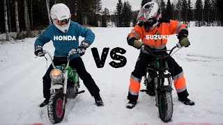 Honda Monkey vs Suzuki PV