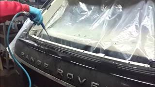 Замена заднего стекла на Range Rover Sport 2013г в сервисном центре "Glass Express"