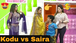 Vicky Kodu with Saira Mehar and Akram Udas | Stage Drama Ik Wohti 3 Laare | Comedy Clip 2019