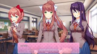 Sayori is an S, Monika is an M, Natsuki is an N, and Yuri is a Y