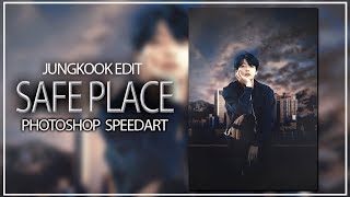 Jungkook - Safe Place || BTS - Photoshop SpeedArt