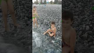 Самое чистое море в Абхазии. Гечрипш