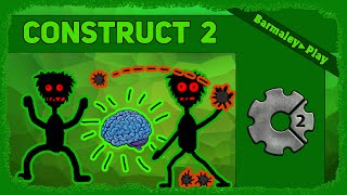 Construct 2 Учим ии бросать объекты !