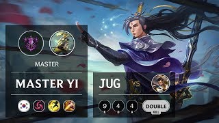 Master Yi Jungle vs Xin Zhao - KR Master Patch 9.13