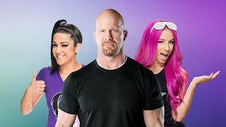 Sasha Banks and Bayley fight over "Stone Cold" Steve Austin
