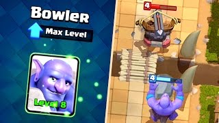 Clash Royale - MAXED Bowler! Best New Deck