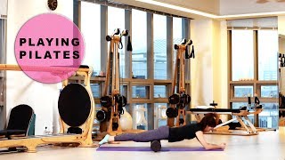 [Playing Pilates]폼롤러 마사지와 스트레칭 15min★Form Roller Massage&Stretch