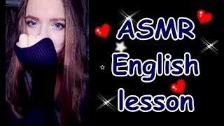 АСМР Урок АНГЛИЙСКОГО, Шепот/ ASMR ENGLISH Lesson, whisper