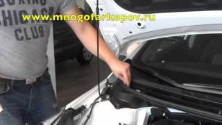 Амортизатор (упор) капота на Kia Cerato KU-KI-CE03-00(обзор,установка)
