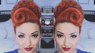 PERFECT PINUP HAIR TUTORIAL