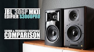 Edifier S3000Pro vs JBL 306P MKII  ||  Sound & Frequency Response Comparison
