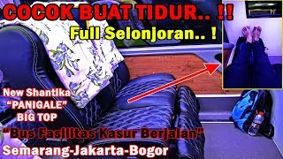 NAIK BUS TERBARU New Shantika jetbus 3 "PANIGALE" ! Trip Report bus paling nyaman semarang-jakarta