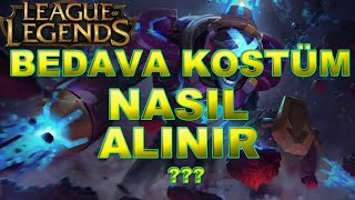 League Of Legends ÜCRETSİZ BEDAVA KOSTUM Hilesi %100 gerçek