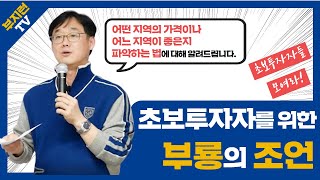 [부지런TV] '어떤 지역의 가격이나 지역에 대해 어떻게 파악하나요?' 초보투자자들을 위한 부룡의 일침! 초보투자자 필수영상