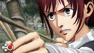 ATTACK ON TITAN 2 (PS4) SASHA AND CONNIE - Gameplay Walkthrough & Cutscenes 12 (進撃の巨人 2)