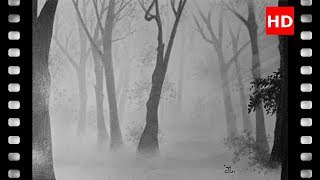 COMMENT DESSINER UNE FORÊT DANS LA BRUME (débutants).