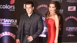 Salman Khan Brings Girlfriend Lulia Vantur To Colors Stardust Awards 2017 Red Carpet