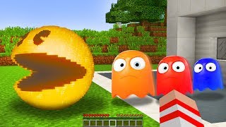 PACMAN APARECEU NA MINHA CASA NO MINECRAFT !