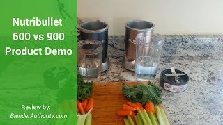 Nutribullet 600 vs 900 Pro Review - Full comparison and Green Smoothie Test
