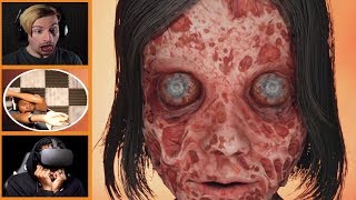 Let's Players Reaction To Eagle Puzzle Jumpscare | The Sinner (Prologue)