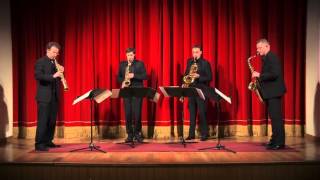 MAC Saxophone Quartet (music: P  Ugoletti, S  Movio, F  Donatoni, T  Davies)