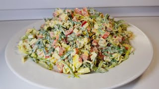 ?Потрясающе вкусный салат! Все кто пробуют остаются довольны. Салаты на новый год 2020