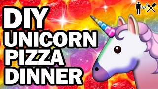 DIY UNICORN PIZZA - Man Vs Din #7