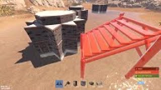 №6 Rust Base Раст 2020 Антирейд Дом С Вудклкеркой из 3х секций