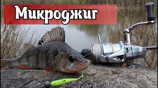микроджиг, тест разных приманок, и проводок, рыбалка на окуня осенью)))
