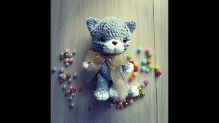 Давайте свяжем котика! Часть 3 - сборка и оформление игрушки.