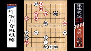 许银川夺冠棋路：疯狂选择“近30年·都没人敢下”的布局怪阵  【象棋教室】