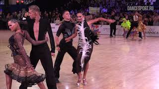 Хржановский Семен - Лыхина Елизавета, Cha-Cha-Cha, Чемпионат России Двоеборье 2019
