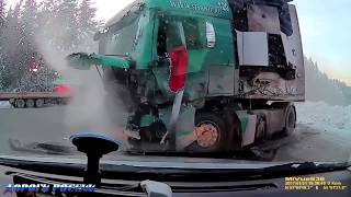 ? АВАРИИ ГРУЗОВИКОВ И ФУР 2017 № 17 свежие видео от ДР ⁄ помощь фуре и дрифтер с прицепом