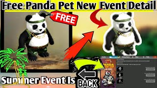 How to Get Free Panda pet ??|| Weapon Royal Voucher and Bagpacks ?? free fire new update