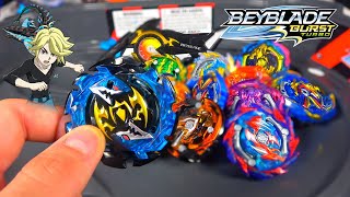 RIPTIDE BLAST Emperor Forneus VS Beyblade Burst GT - TURBO SHARK MARATHON
