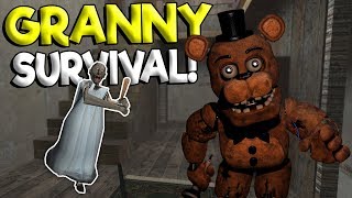 SURVIVING & NUKING GRANNY'S HOUSE! - Garry's Mod Sandbox Gameplay - Gmod Granny Horror Survival