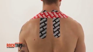 Тейпирование шейного отдела позвоночника от RockTape
