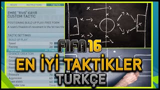 Riv9 FIFA 16 DERS ViDEOLARI EN ETKİLİ TAKTİKLER, TALİMATLAR, CUSTOM TAKTİK