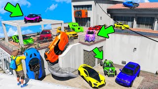 УГНАЛИ 15 ЧИТЕРСКИХ МАШИН У МАЖОРОВ ЗА 180 СЕКУНД В ГТА 5! БИТВА ВОРОВ В GTA 5 ONLINE!