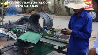 Máy uốn đai tự động sắt xây dựng.