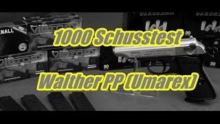1000 Schusstest mit der Walther PP von Umarex