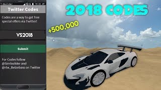 NEW 2018 VEHICLE SIMULATOR MONEY CODES