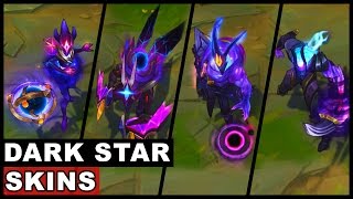 All Dark Star Skins Orianna Kha'Zix Thresh Varus - Old and New Skins Spotlight (League of Legends)