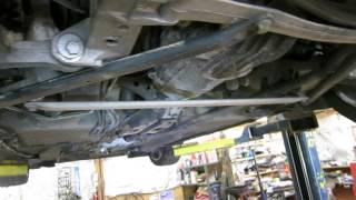 Looking at the underside of a Porsche 996