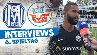 Interviews nach dem 6. Spieltag