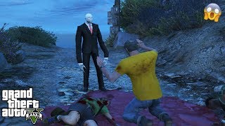 GTA 5 - I FOUND SLENDERMAN on Mount Chiliad (scary easter egg)